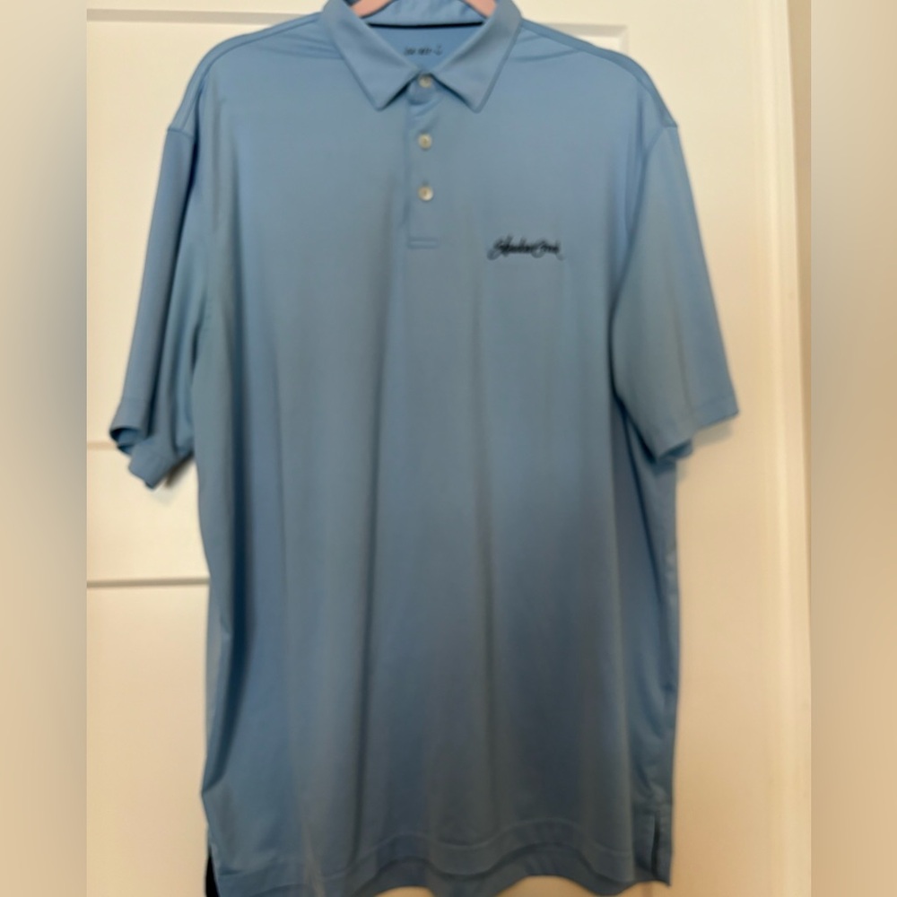 Johnnie-O ShadowCreek‎ Men’s Golf Polo size XL -Goldblue